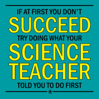 If At First You Don't Succeed Try Doing What Your Science Teacher Told You To Do First Face Mask Rectangle | Artistshot