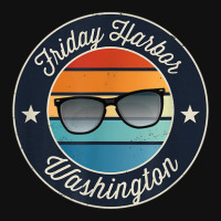 Friday Harbor Washington Souvenir Graphic Pin-back Button | Artistshot