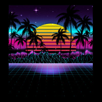 Synthwave T  Shirt Radiant Sunset Synthwave T  Shirt Men's Long Sleeve Pajama Set | Artistshot