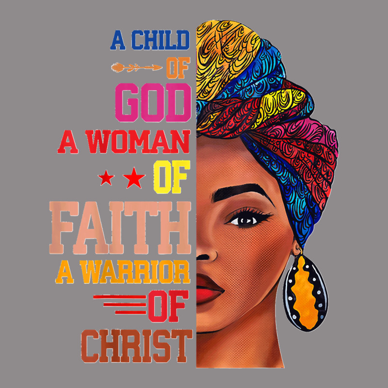 75.a Child Of God, A Warrior Of Christ, Black Girl Juneteenth Flat Bill Snapback Cap | Artistshot