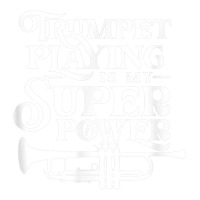 Playing The Trumpet Is My Superpower Trumpeter Player Debie Paper Bag - 10 X 5 X 13 | Artistshot