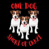 One Dog Short Of Crazy T  Shirtone Dog Short Of Crazy T  Shirt (18) Adjustable Cap | Artistshot