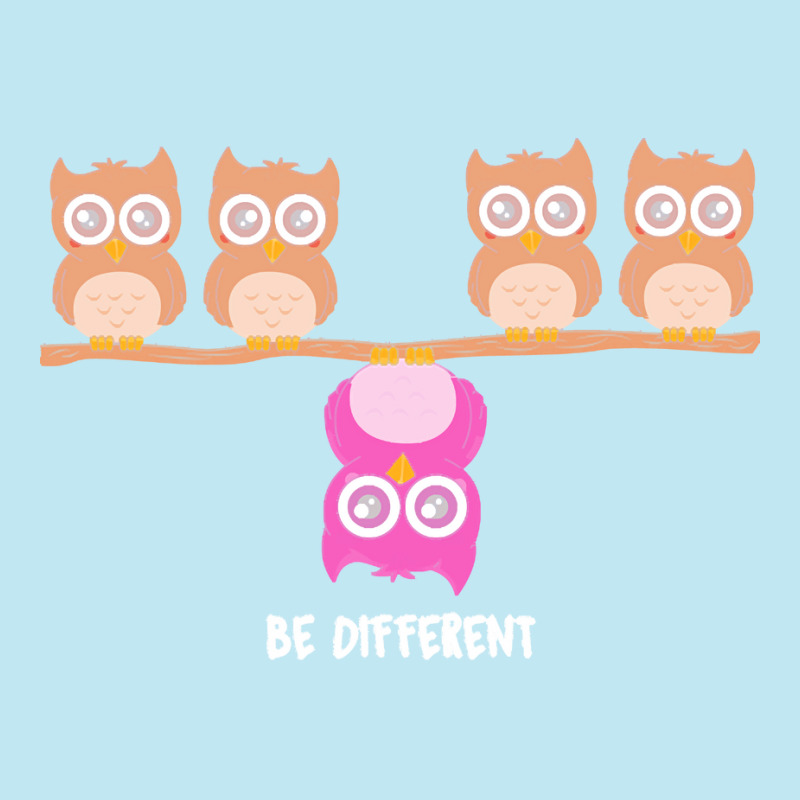 Owl T  Shirt Be Different Owls T  Shirt Urban Heavy T-shirt by uabshire421 | Artistshot