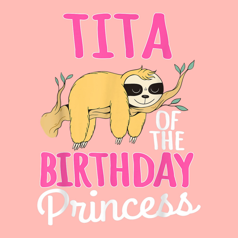 Tita Of The Birthday Princess Sloth Bday Party Celebration Urban Heavy T-shirt | Artistshot