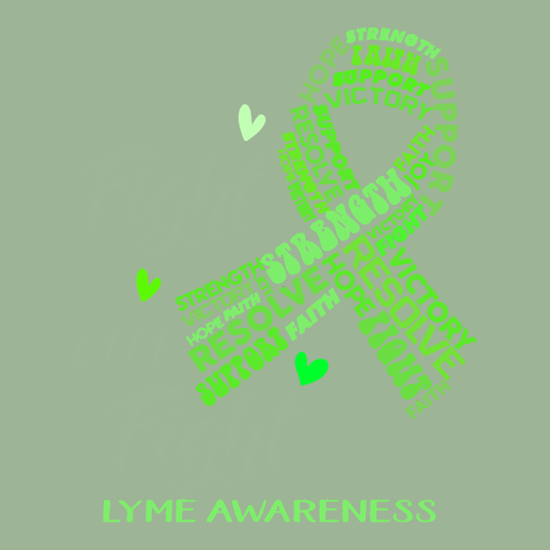 Lyme Awareness T  Shirt Lyme Awareness Her Fight Is Our Fight 2 Urban Heavy T-shirt | Artistshot