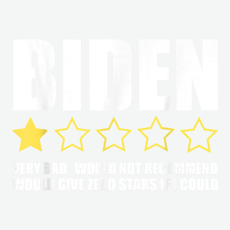 Funny Anti Joe Biden One Star Review Republican Political T Shirt Urban Heavy T-shirt | Artistshot