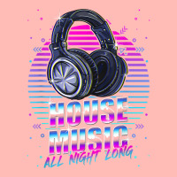 House Music All Night Long Emd Techno Bass Fan Headphones Dj T Shirt Urban Heavy T-shirt | Artistshot