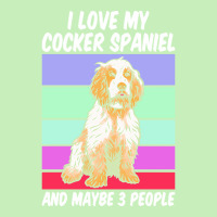 Cocker Spaniel T  Shirt I Love My Cocker Spaniel And Maybe 3 People, V Urban Heavy T-shirt | Artistshot