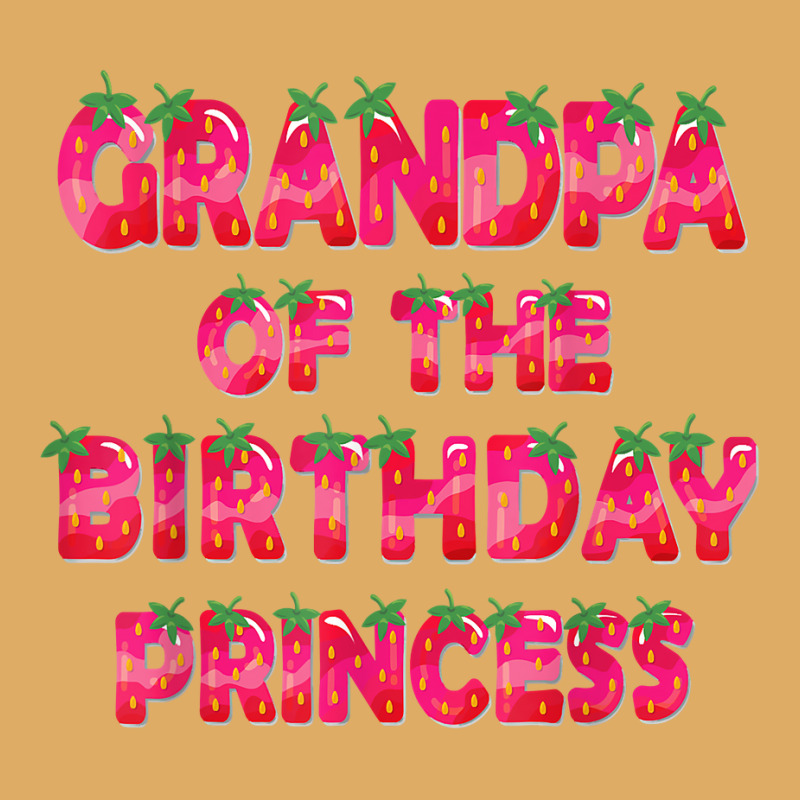 Grandpa Of The Birthday Princess Girl Strawberry Party T Shirt Urban Heavy T-shirt | Artistshot