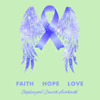 Esophageal Cancer T Shirtfaith Hope Love Esophageal Cancer Awareness W Urban Heavy T-shirt | Artistshot