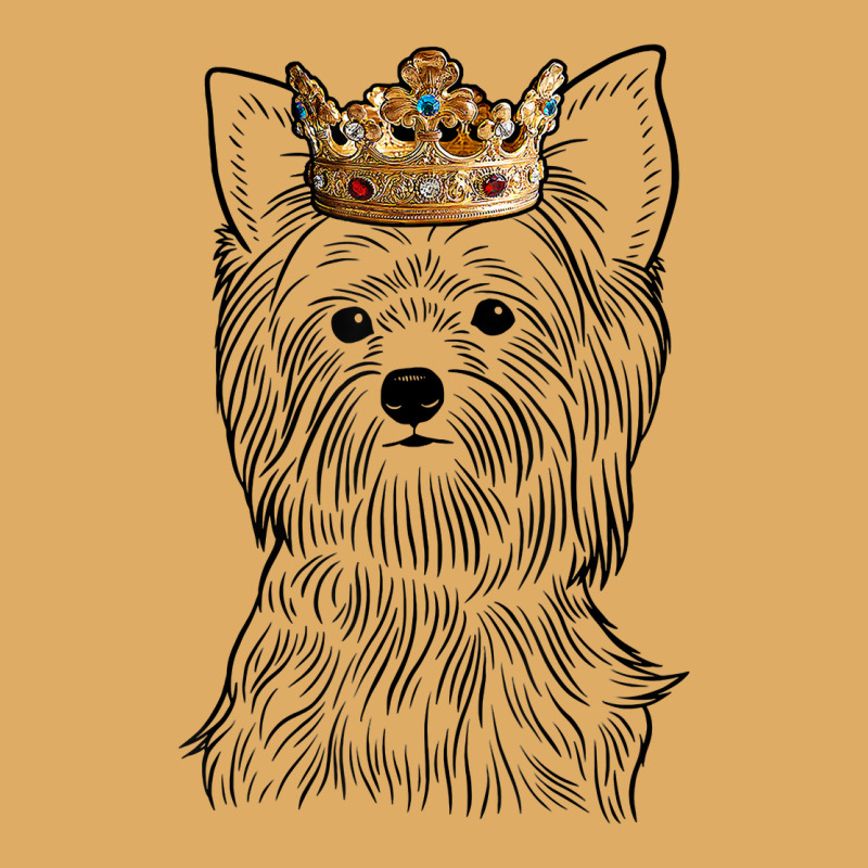 Yorkshire Terrier Dog Wearing Crown T Shirt Urban Heavy T-shirt by oluwafemimccullers | Artistshot