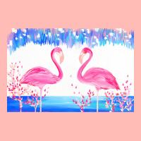 Flamingo T  Shirt Blue And Pink 4 T  Shirt Urban Heavy T-shirt | Artistshot