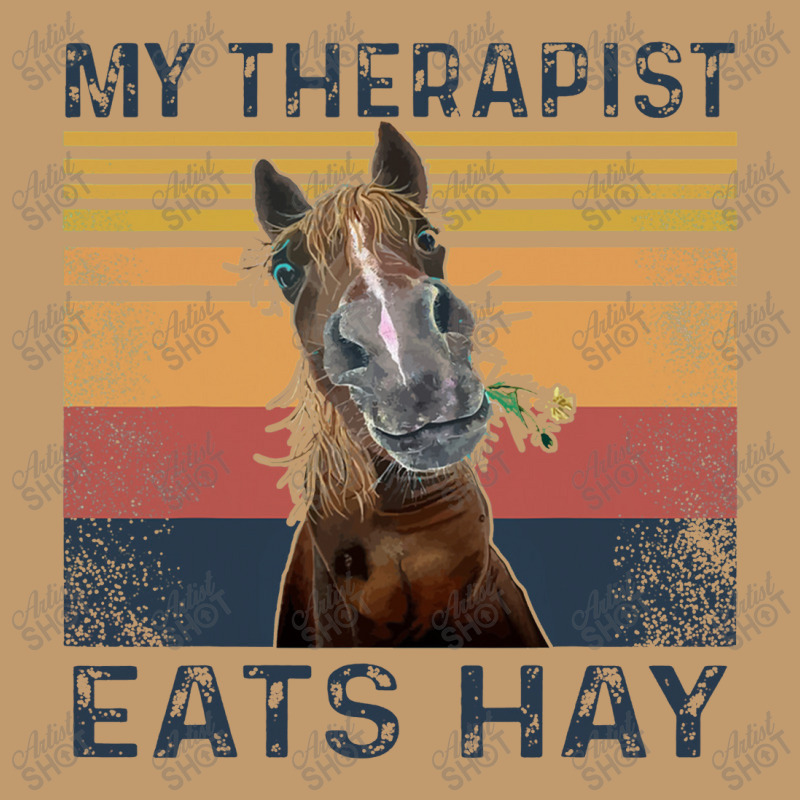 My Therapist Eats Hay Funny Horse Lover Urban Heavy T-shirt | Artistshot