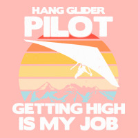 Paragliding Lover T  Shirt Hang Glider Pilot Getting High Is My Job Urban Pullover Hoodie | Artistshot