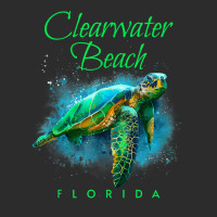 Clearwater Beach Florida Watercolor Sea Turtle Baseball Cap | Artistshot