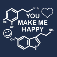 Dopamine Smile Serotonin Heart You Make Me Happy Shirts Baseball Cap | Artistshot