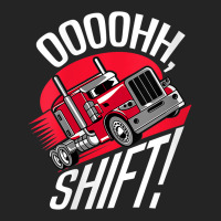 Womens Ohh Shift Trucker Big Rig 18 Wheeler Fan Funny Truck Driving V 3/4 Sleeve Shirt | Artistshot