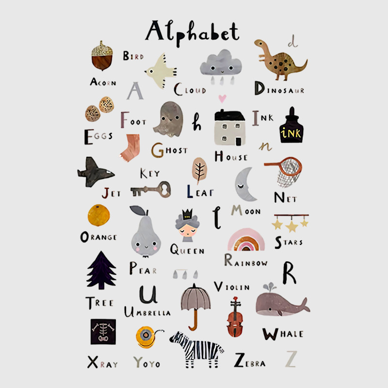 Funny Objects Alphabet Abcs Learning Kindergarten Adult Kids T Shirt Baseball Cap | Artistshot