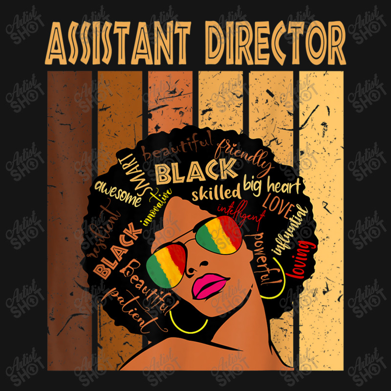 Assistant Director Afro African American Black History Month Painting Mesh cap by TyrellDesign | Artistshot