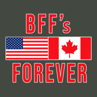 Canada Usa Flags Bffs Trucker Cap | Artistshot