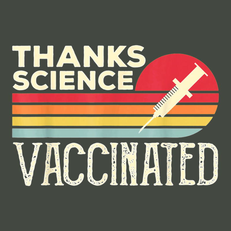 Thanks Science Vaccinated Retro Vintage Pro Vaccine Trucker Cap by Newest | Artistshot