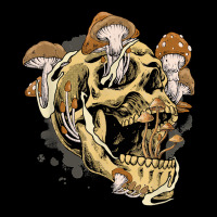 Halloween Skull Mushroom Morel Mycologist Goth Skeleton T Shirt Camo Snapback | Artistshot