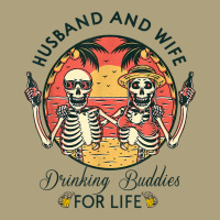 Husband And Wife Drinking Buddies For Life Matching Couple T Shirt Flat Bill Snapback Cap | Artistshot