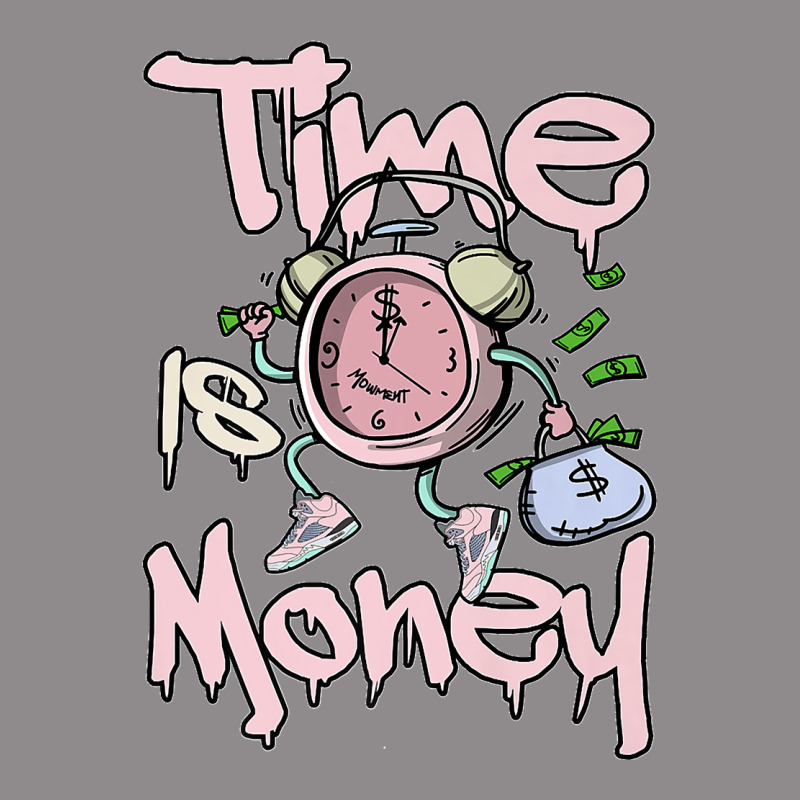 Time Is Money Clock Dripping Retro Easter 5s Matching Premium Flat Bill Snapback Cap by LisaMarieRangel | Artistshot