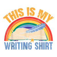 This Is My Writing Shirt T Shirt Double Wine Paper Bag - 6 1/2 X 3 1/2 X 12 3/8 | Artistshot