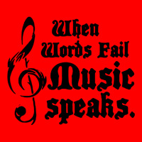 When Words Fail Music Speaks Bomber Jacket | Artistshot