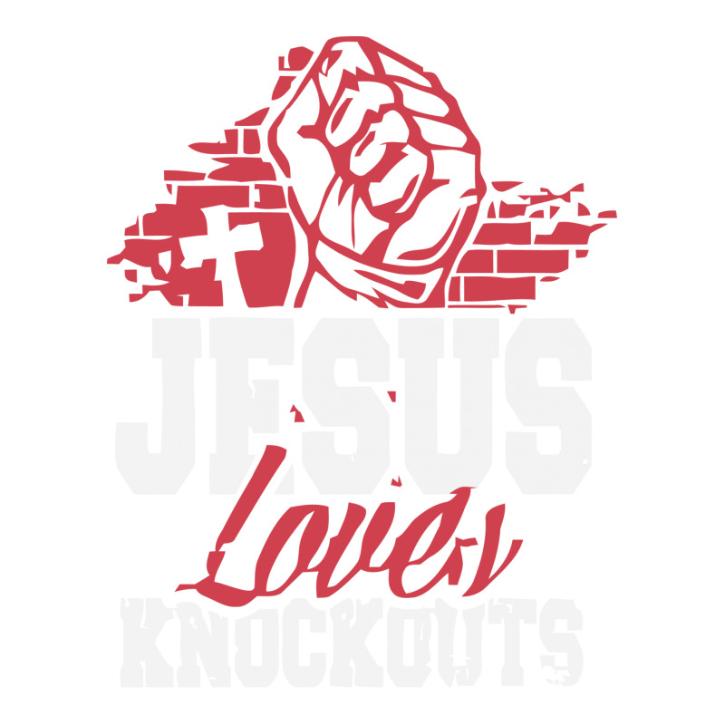 Jesus Loves Knockouts Bomber Jacket | Artistshot