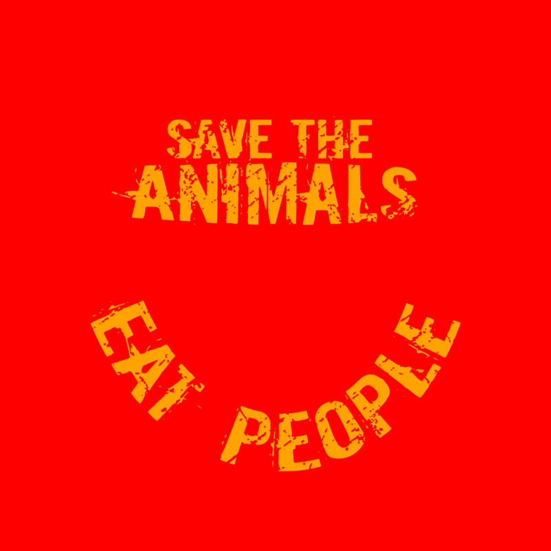 Save The Animals Eat People Bomber Jacket by marla_arts | Artistshot