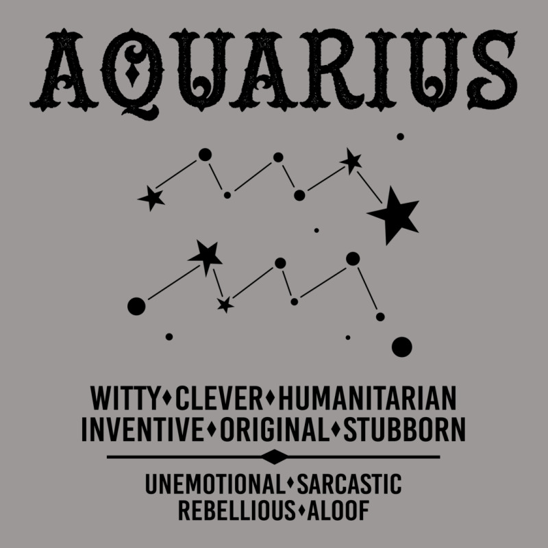 Aquarius Zodiac Sign Scorecard Crop Tee by tshiart | Artistshot