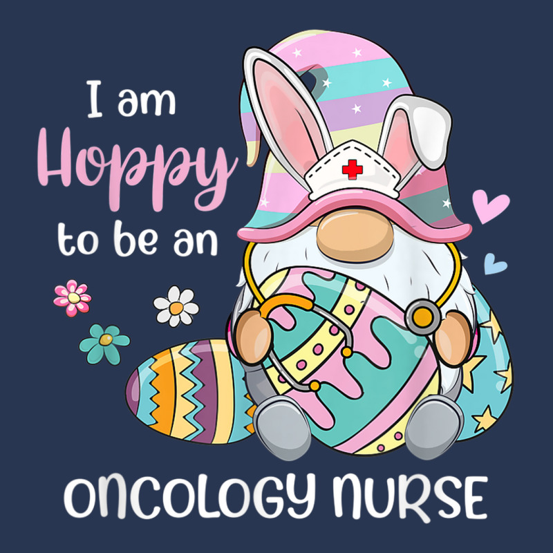 Funny Gnome I Am Hoppy To Be A Oncology Nurse Easter Day Ladies Denim Jacket by LemonJack | Artistshot