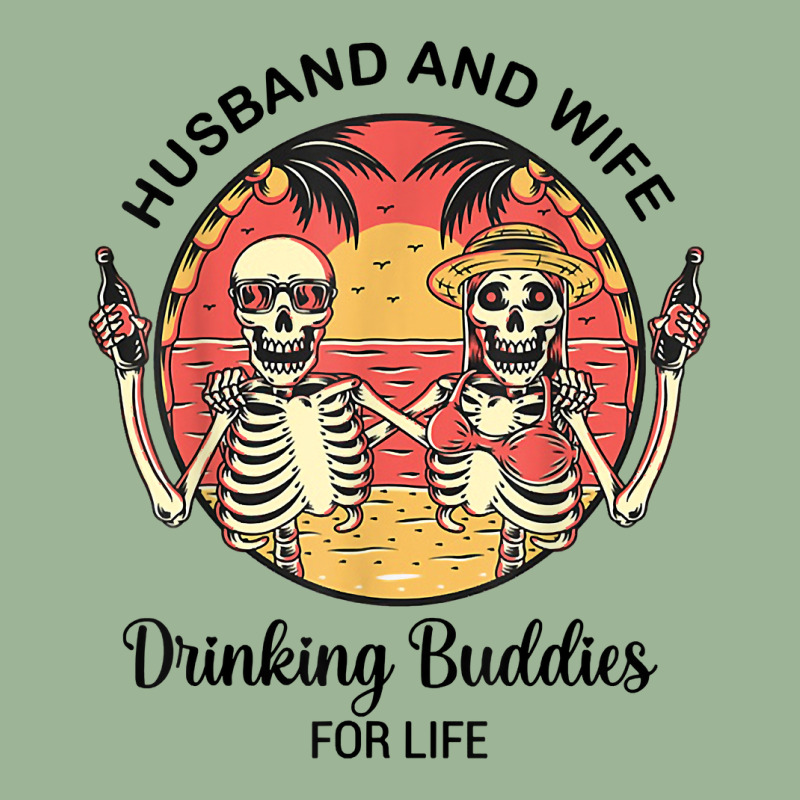 Husband And Wife Drinking Buddies For Life T Shirt Urban Heavy T-shirt by darelychilcoat1989 | Artistshot