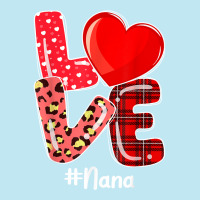 Heart Love Nana Buffalo Plaid Leopard Valentine Christmas T Shirt Urban Heavy T-shirt | Artistshot