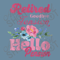 Womens Goodbye Tension Hello Pension Retirement Decorations Designs Urban Heavy T-shirt | Artistshot