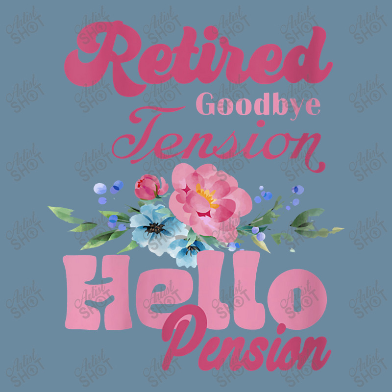 Womens Goodbye Tension Hello Pension Retirement Decorations Designs Urban Heavy T-shirt | Artistshot