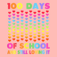 Cute 100 Days Of School And Still Loving It Hearts 100th Day T Shirt Urban Heavy T-shirt | Artistshot