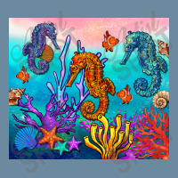 Seahorse Under The Sea Tumbler Urban Heavy T-shirt | Artistshot