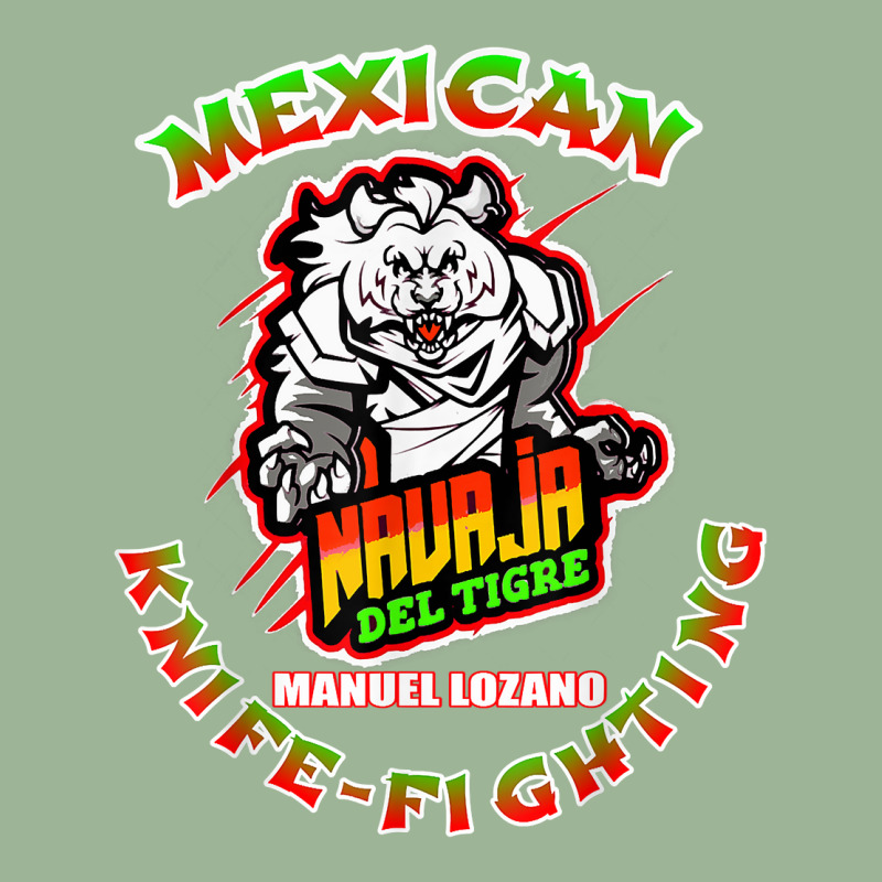 Manuel Lozano's Mexican Knife Fighting Navaja Del Tigre T Shirt Urban Heavy T-shirt by naythendeters2000 | Artistshot