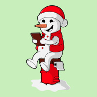 Snowman Reading Book Urban Heavy T-shirt | Artistshot