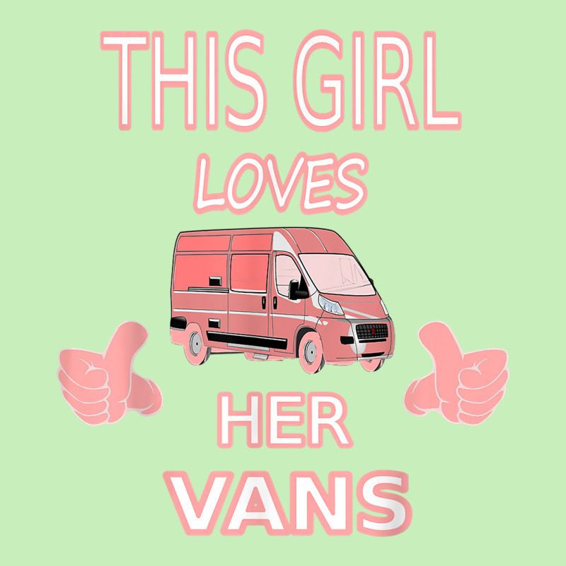 Girls Love Vans Shirt Gift For Girls Who Love To Drive Vans Urban Pullover Hoodie | Artistshot