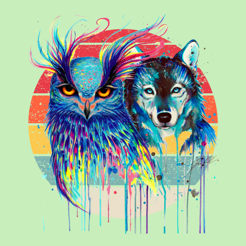 Wolf And Owl New Urban Pullover Hoodie | Artistshot