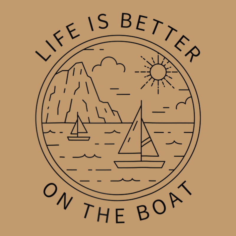 Life Is Better On The Boat Boating Sailing Ocean Beach Sea Raglan Base Urban Pullover Hoodie | Artistshot