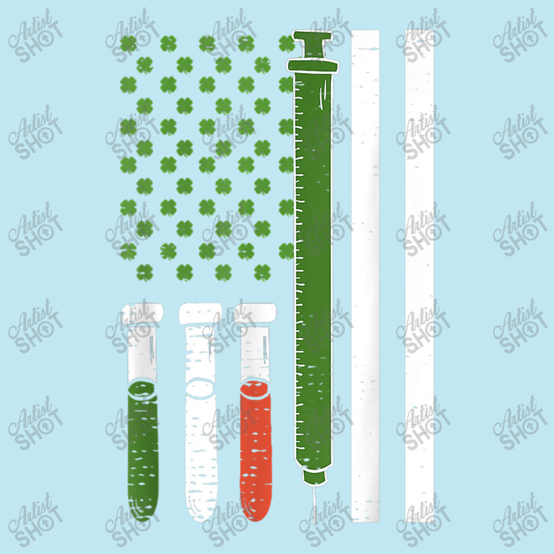 American Flag Irish Nurse Syringe Shamrock St Patricks Day Urban Pullover Hoodie | Artistshot