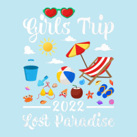 Girls Trip 2022 Summer Vacation Lost Paradise Beach Premium Urban Pullover Hoodie | Artistshot