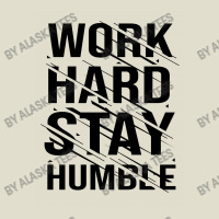 Work Hard Stay Humble Typography Adjustable Baseball Cap | Artistshot