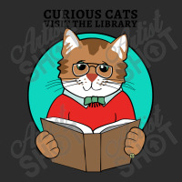 Curious Cats Visit The Library Baseball Cap | Artistshot