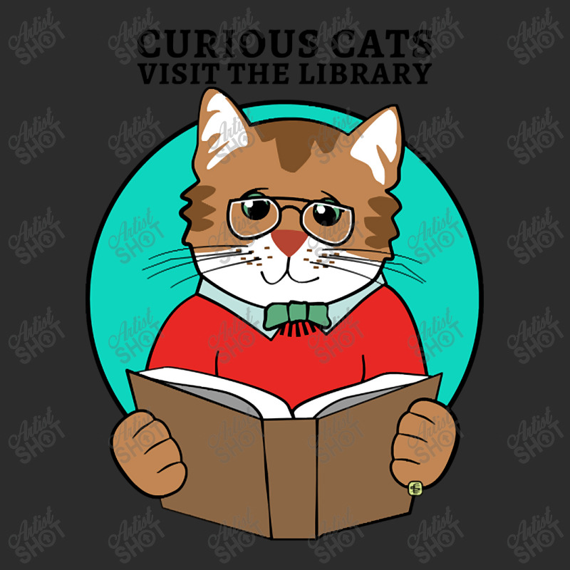 Curious Cats Visit The Library Baseball Cap by webberkyla | Artistshot